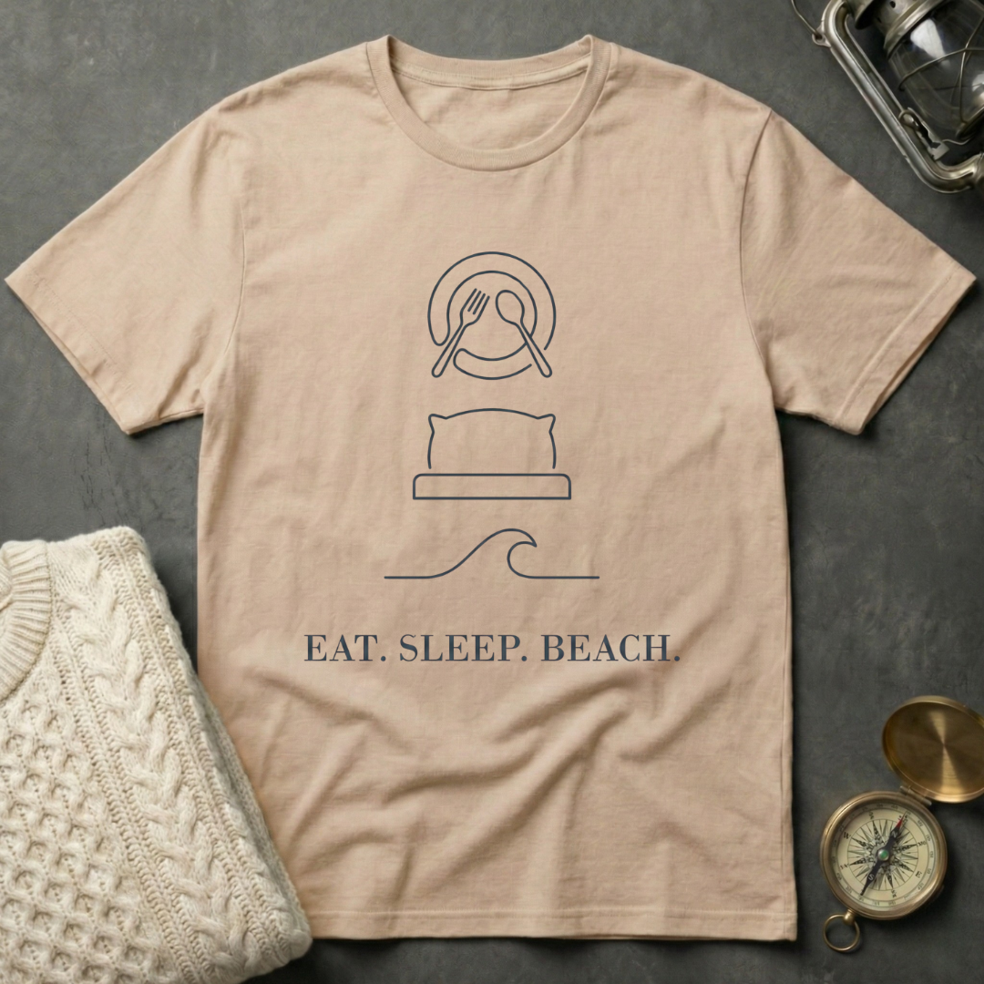 Eat. Sleep. Beach. T-Shirt