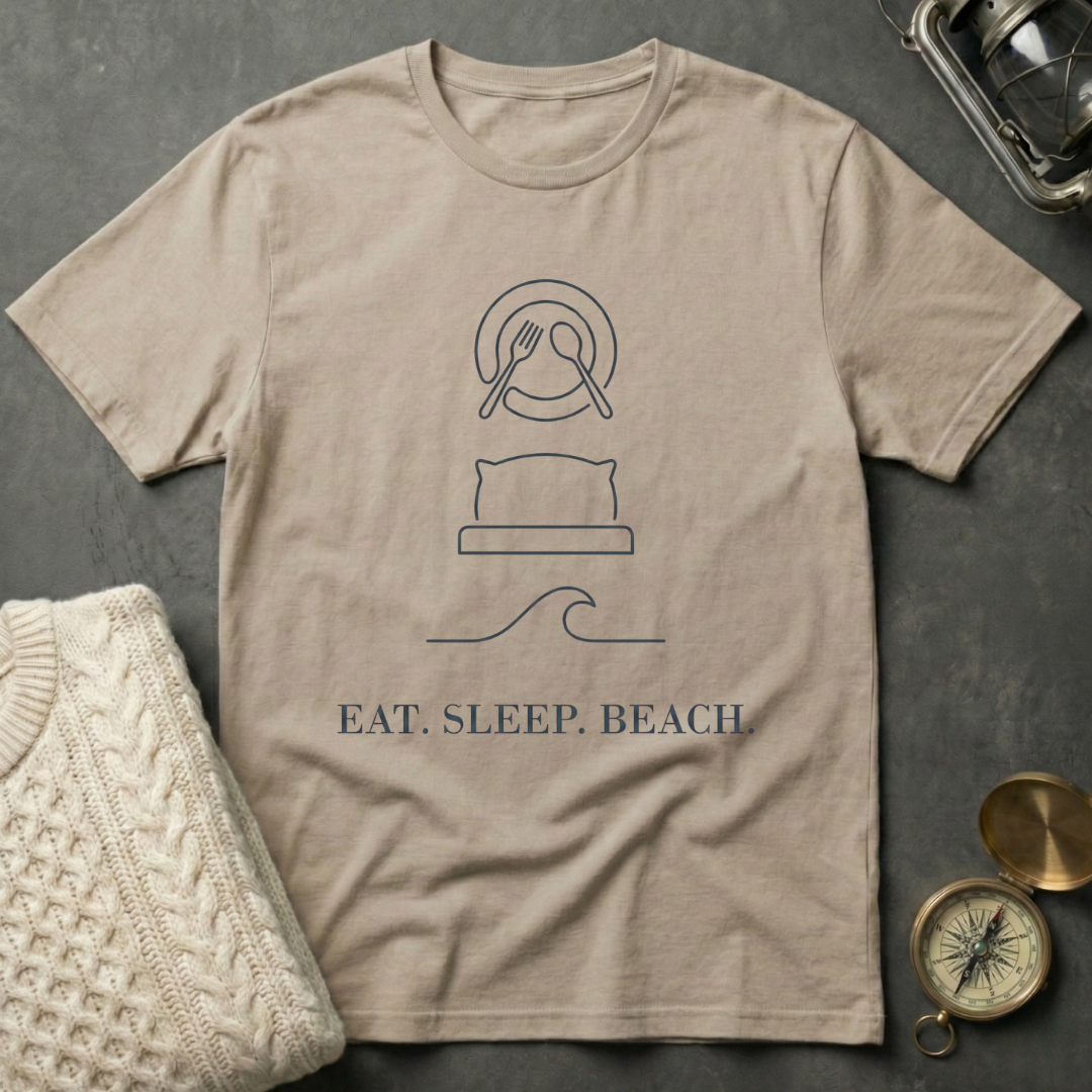 Eat. Sleep. Beach. T-Shirt