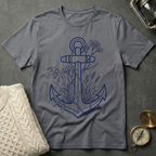 Elegantly Flowered Anchor T-Shirt