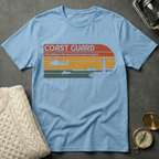 Everyone Forgets the Coast Guard - Distressed Retro T-Shirt