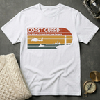 Everyone Forgets the Coast Guard - Distressed Retro T-Shirt