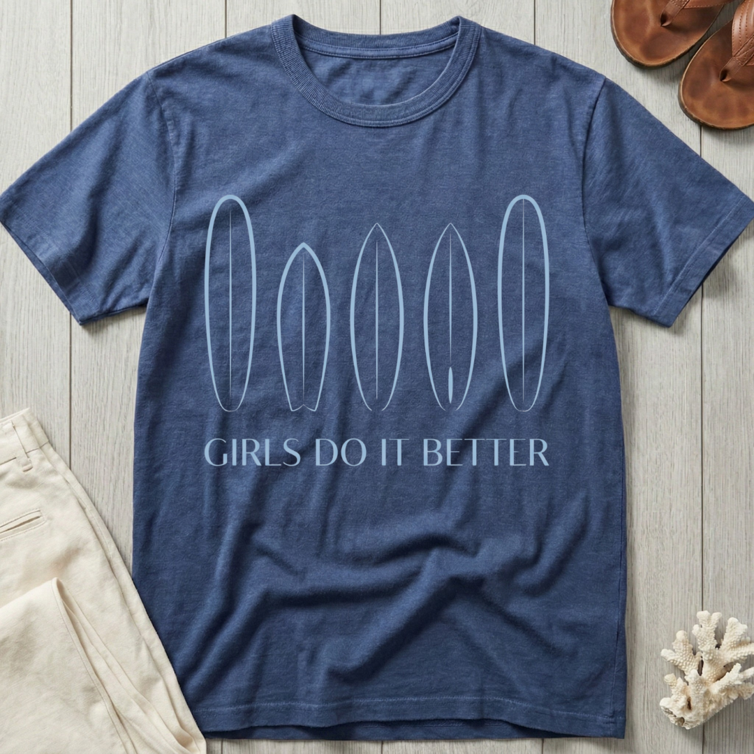 Girls Do It Better - Soft Line Art T-Shirt