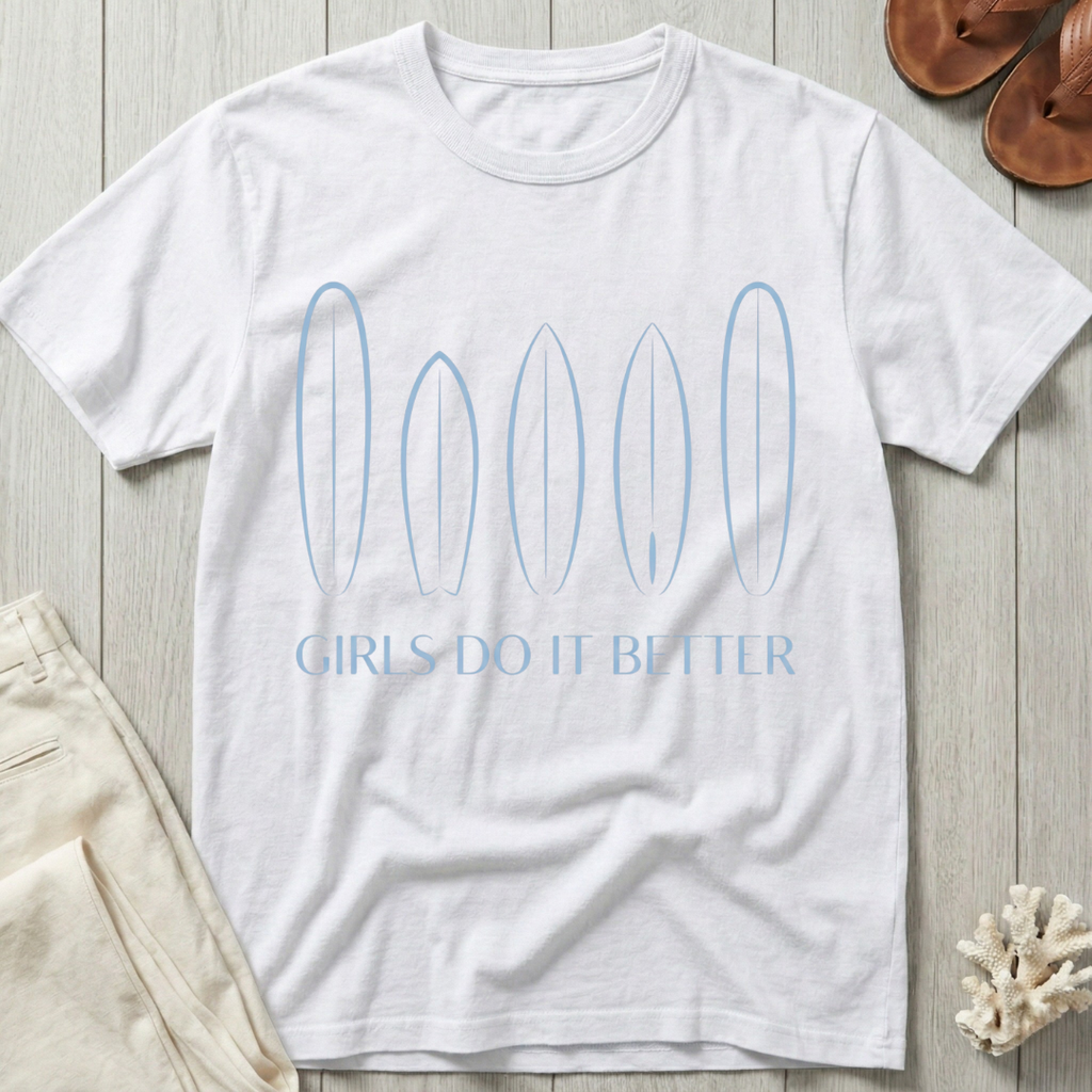 Girls Do It Better - Soft Line Art T-Shirt