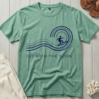 Go With the Flow - Line Art T-Shirt