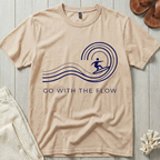 Go With the Flow - Line Art T-Shirt