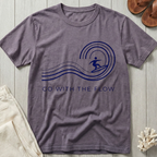 Go With the Flow - Line Art T-Shirt
