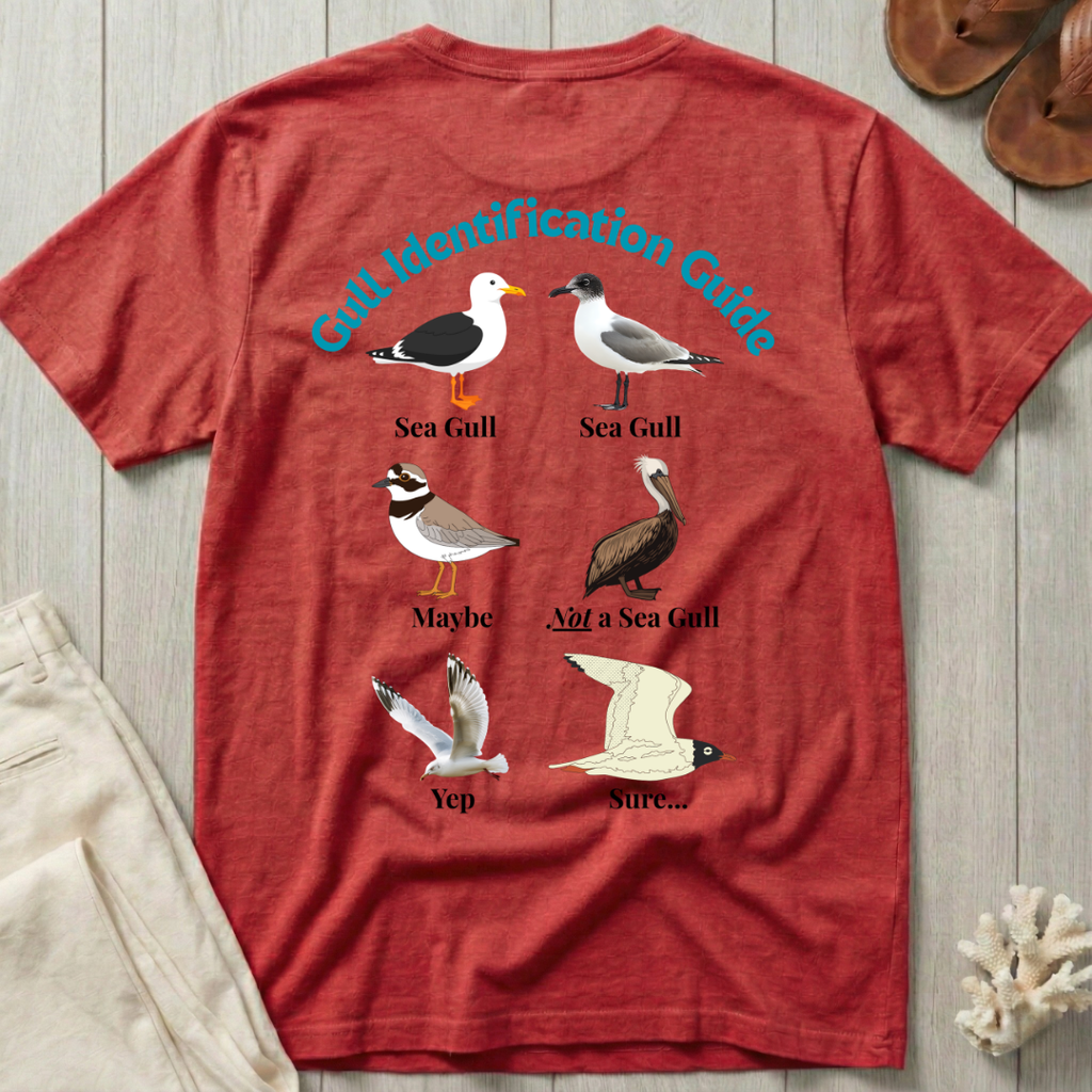 Gull Identification Guide T-Shirt