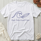 High Tides · Good Vibes - Line Art T-Shirt