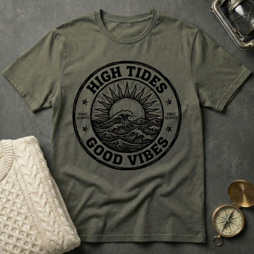 High Tides · Good Vibes Emblem T-Shirt