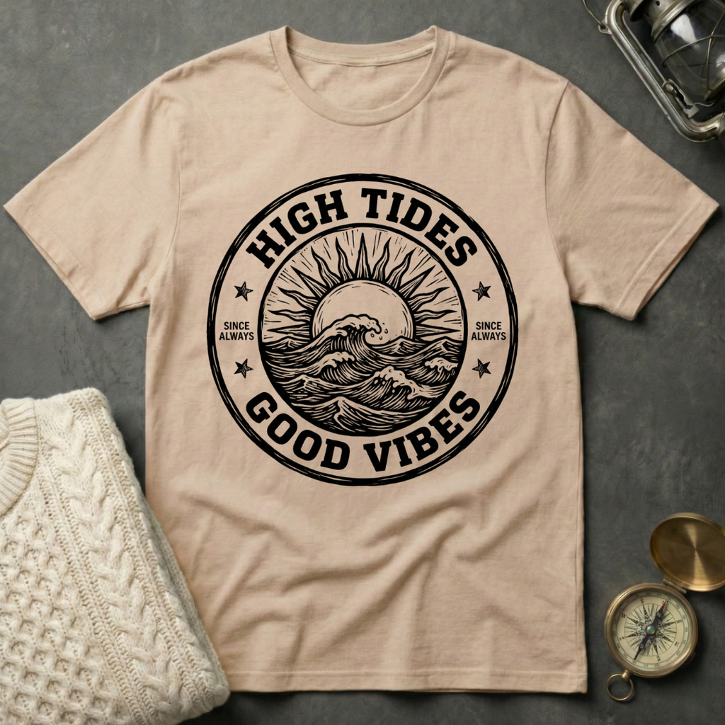 High Tides · Good Vibes Emblem T-Shirt