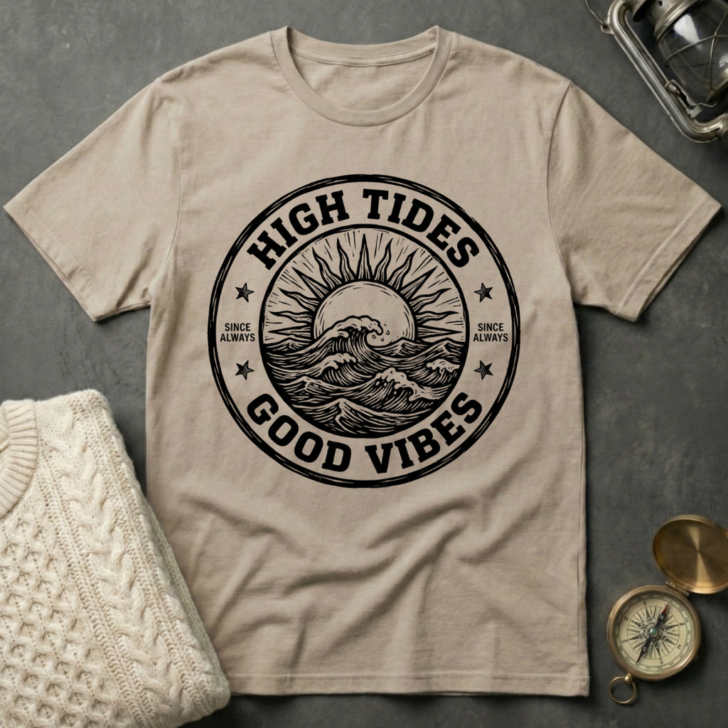 High Tides · Good Vibes Emblem T-Shirt