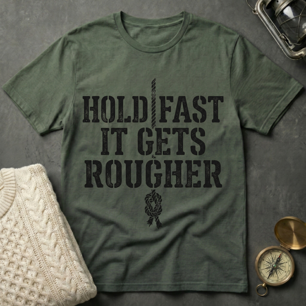 Hold Fast · It Gets Rougher T-Shirt