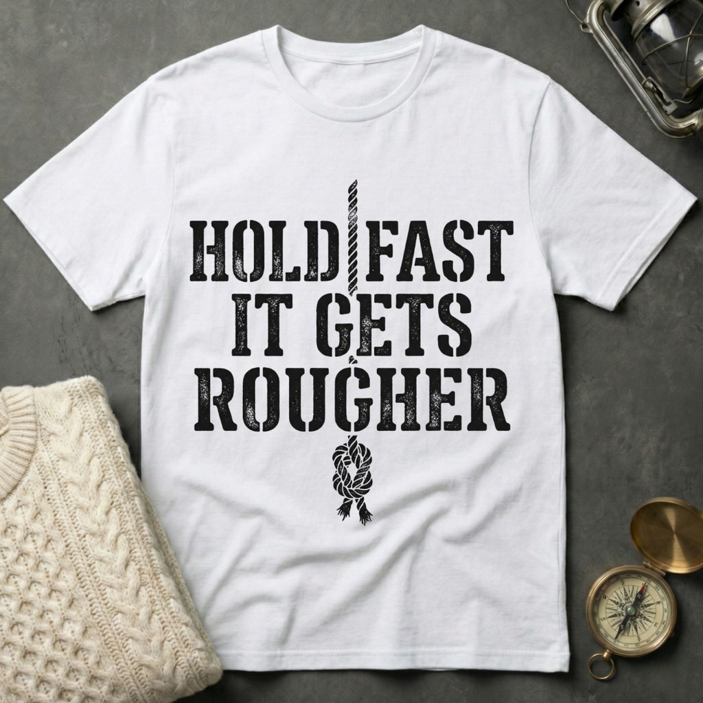 Hold Fast · It Gets Rougher T-Shirt