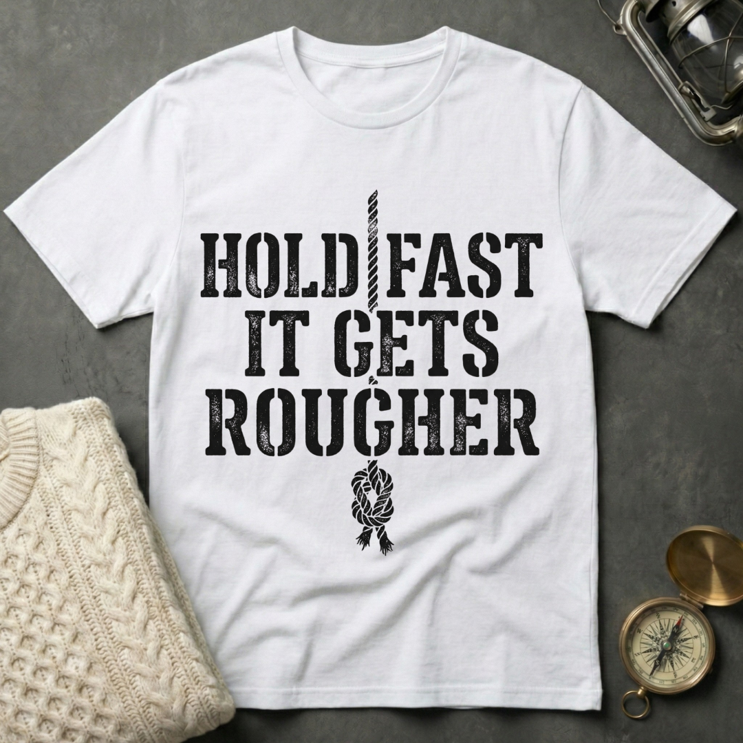 Hold Fast · It Gets Rougher T-Shirt