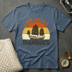 I Am Easily Shanghai'd - Distressed Retro T-Shirt