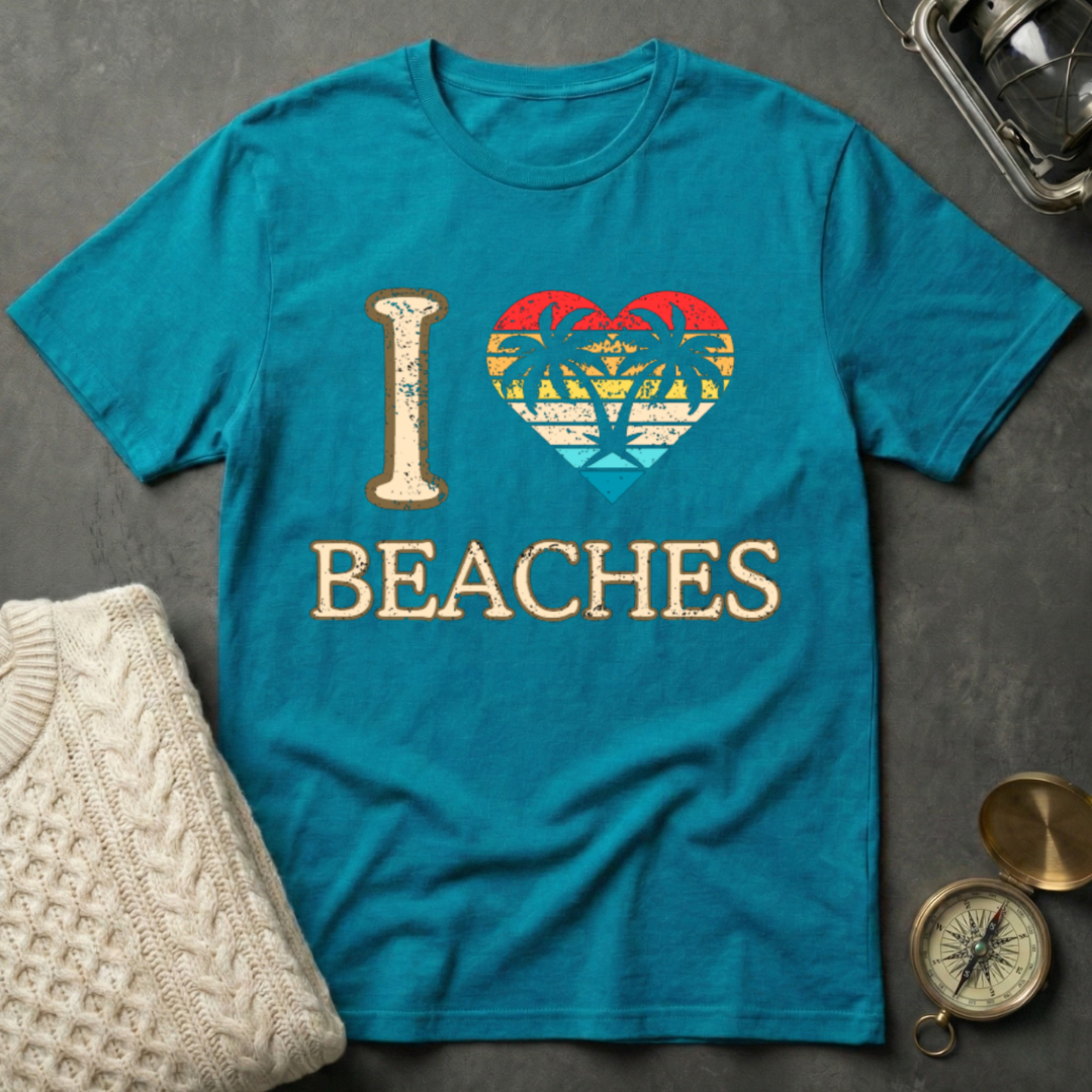 I Heart Beaches T-Shirt