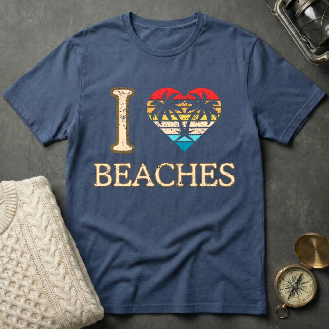 I Heart Beaches T-Shirt