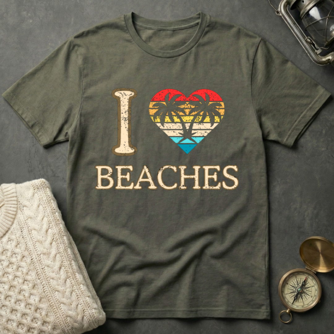 I Heart Beaches T-Shirt