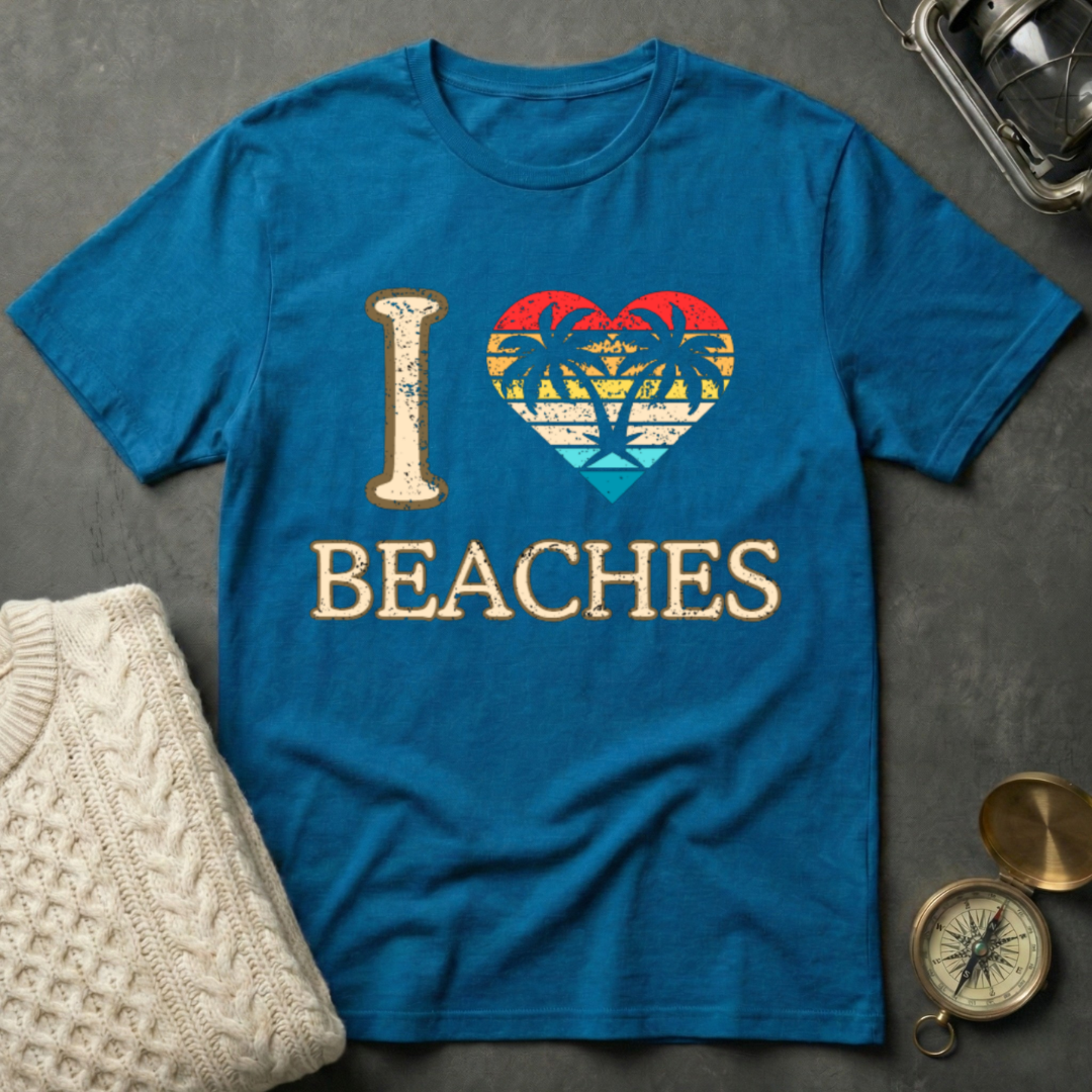 I Heart Beaches T-Shirt