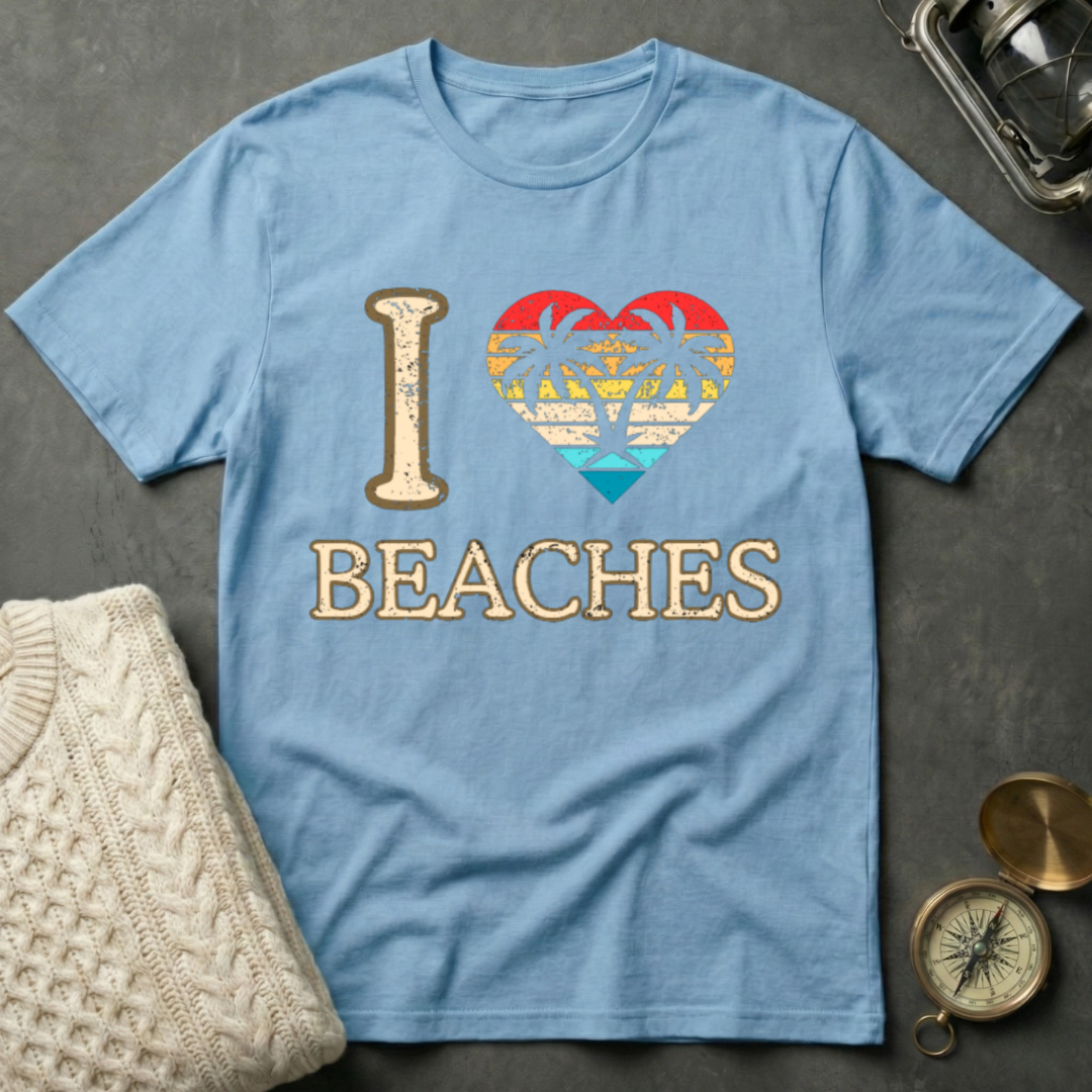 I Heart Beaches T-Shirt