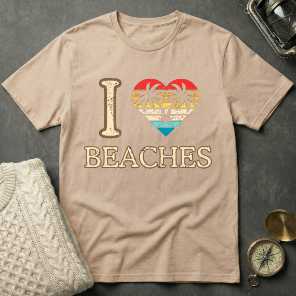 I Heart Beaches T-Shirt
