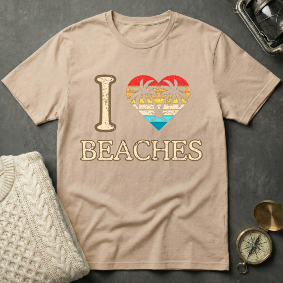 I Heart Beaches T-Shirt