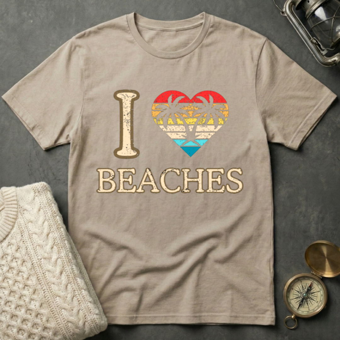 I Heart Beaches T-Shirt