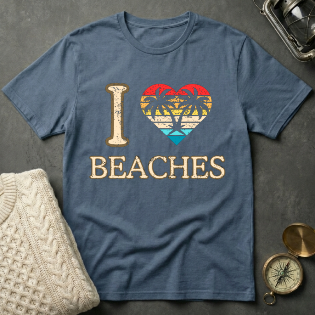 I Heart Beaches T-Shirt