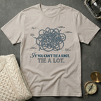 If You Can't Tie A Knot - Technical Drawing T-Shirt