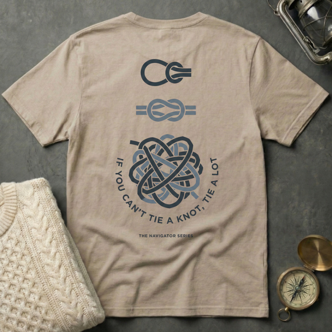 If You Can't Tie A Knot - Navigator Series T-Shirt