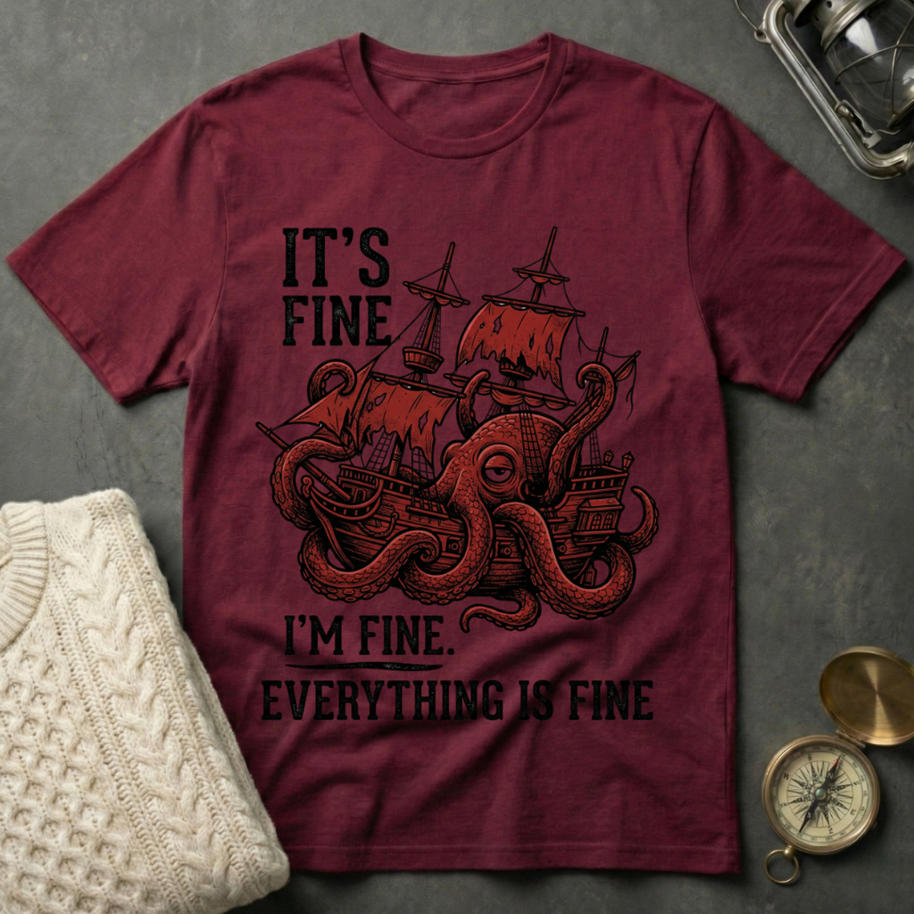 It's Fine - Kraken T-Shirt