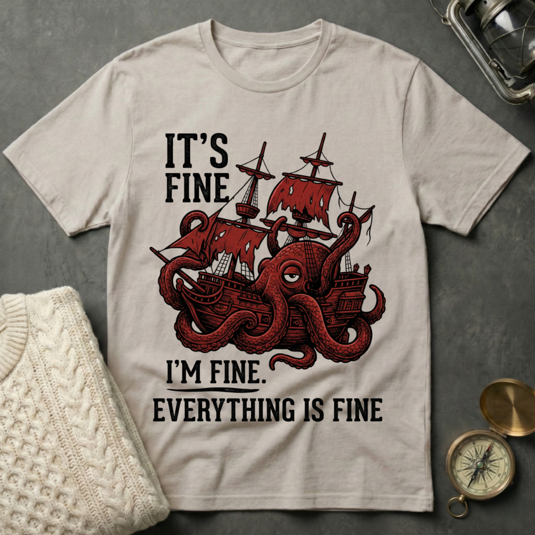 It's Fine - Kraken T-Shirt