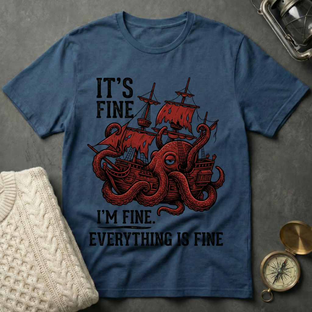 It's Fine - Kraken T-Shirt
