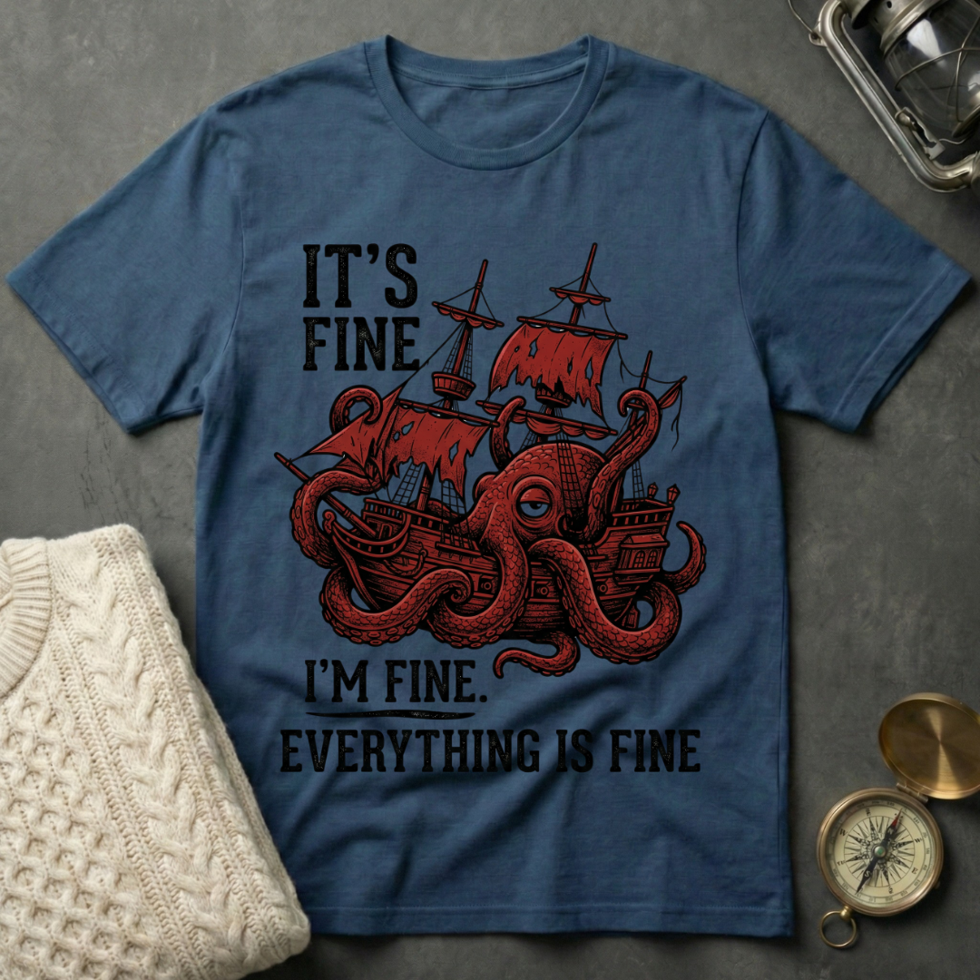It's Fine - Kraken T-Shirt