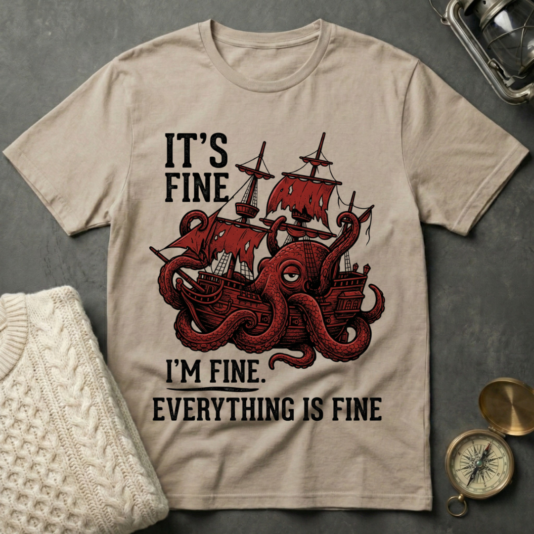 It's Fine - Kraken T-Shirt