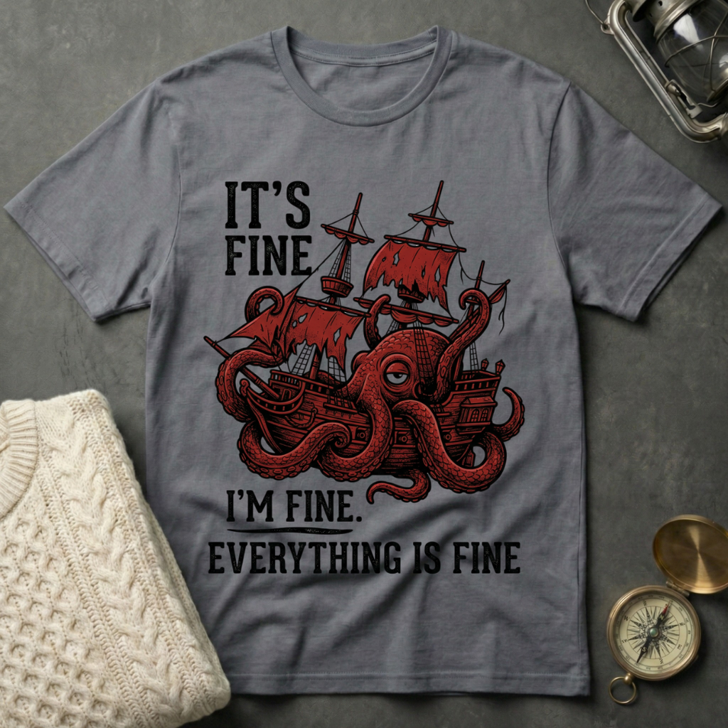 It's Fine - Kraken T-Shirt