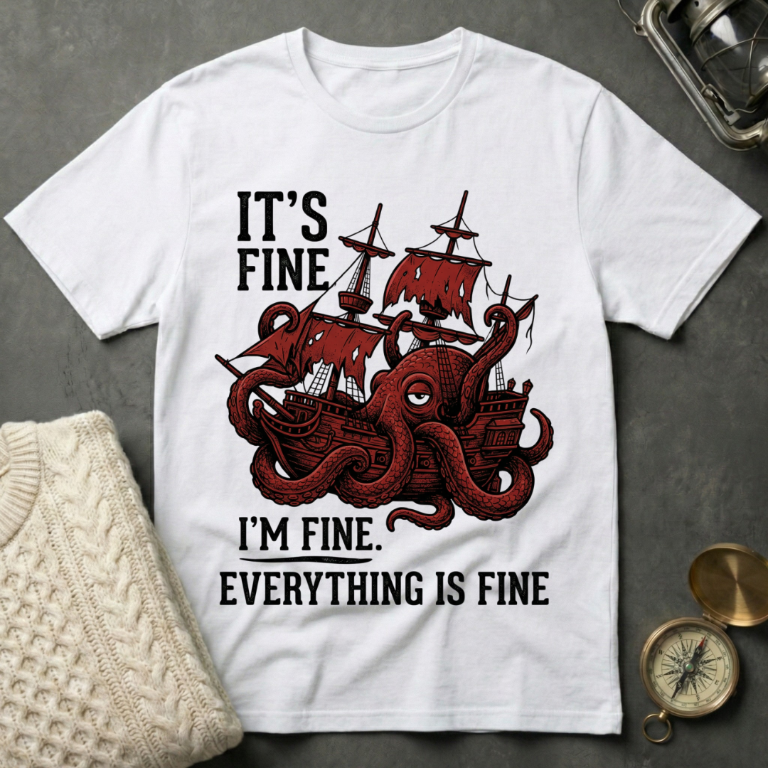 It's Fine - Kraken T-Shirt