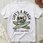 Life's A Beach - Skull & Crossed Boards T-Shirt