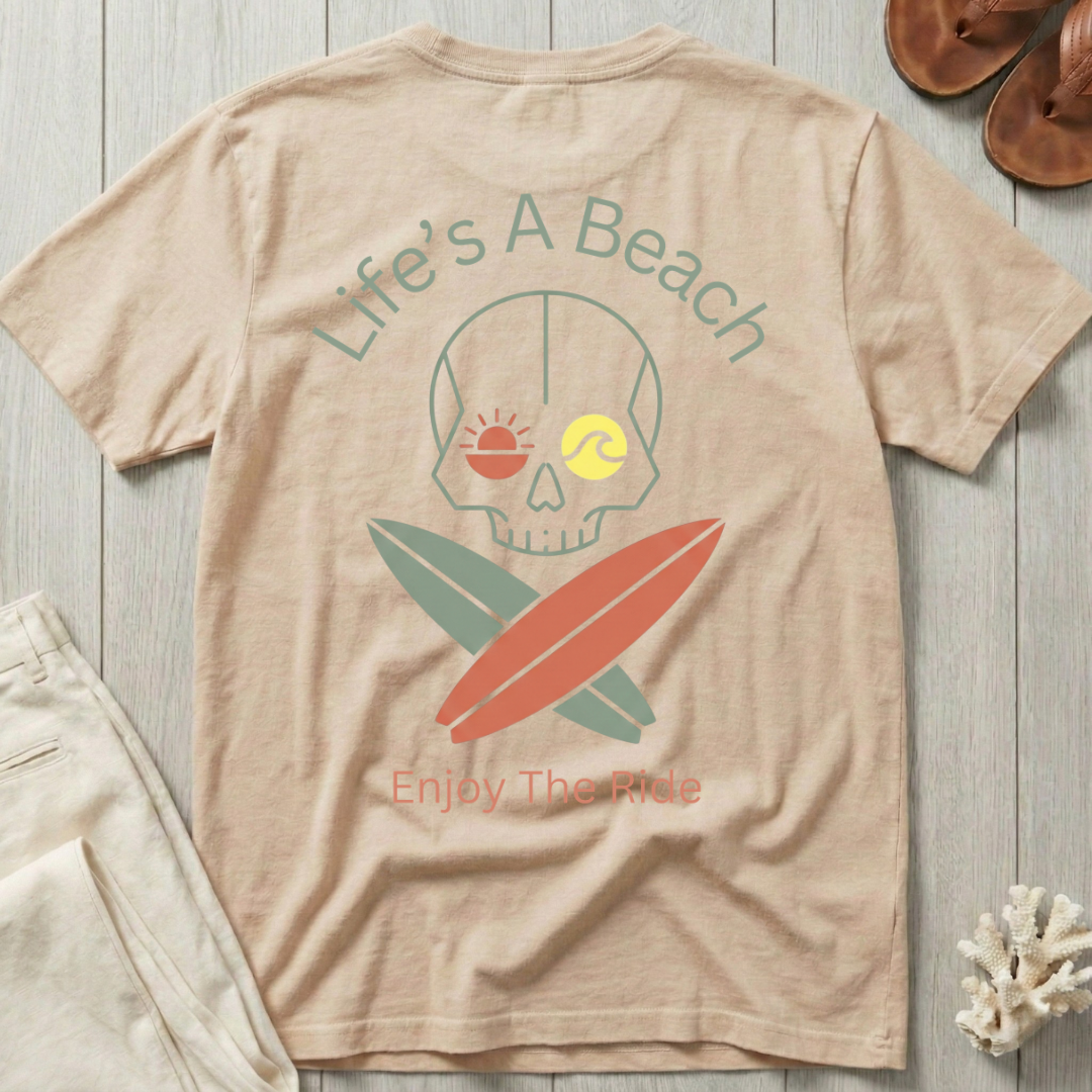 Life's A Beach · Enjoy the Ride - Icon T-Shirt