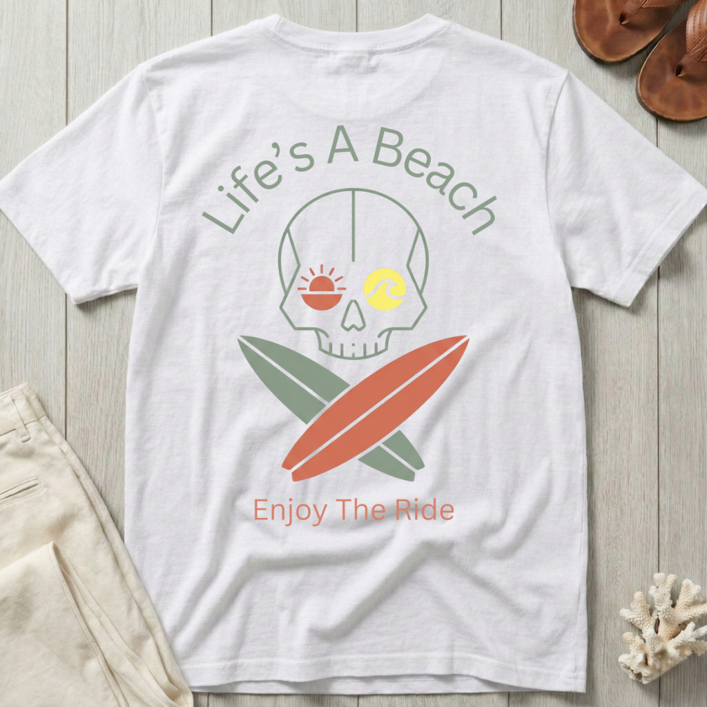 Life's A Beach · Enjoy the Ride - Icon T-Shirt
