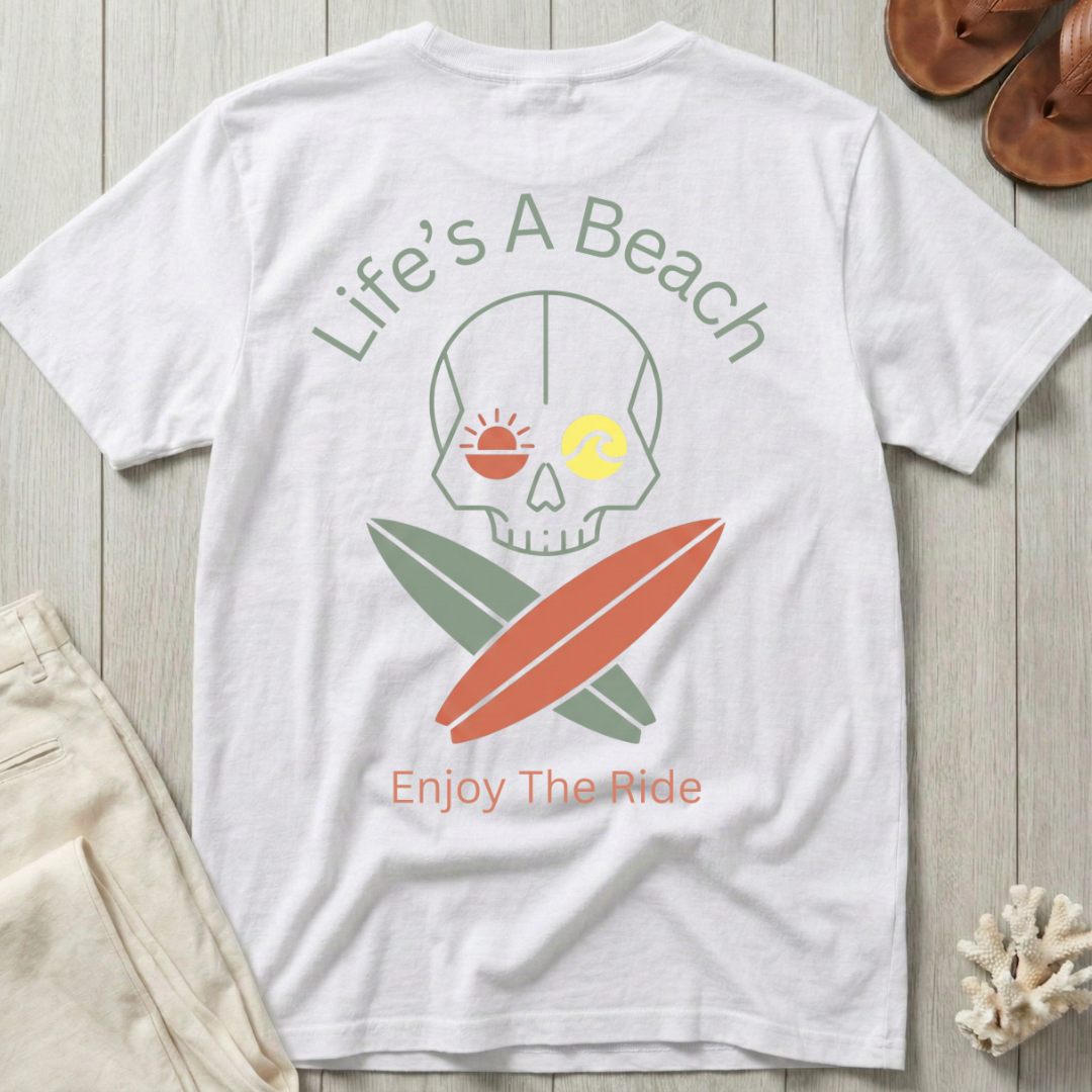 Life's A Beach · Enjoy the Ride - Icon T-Shirt