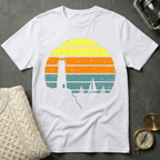 Lighthouse · Regatta - Distressed Retro Sunset T-Shirt