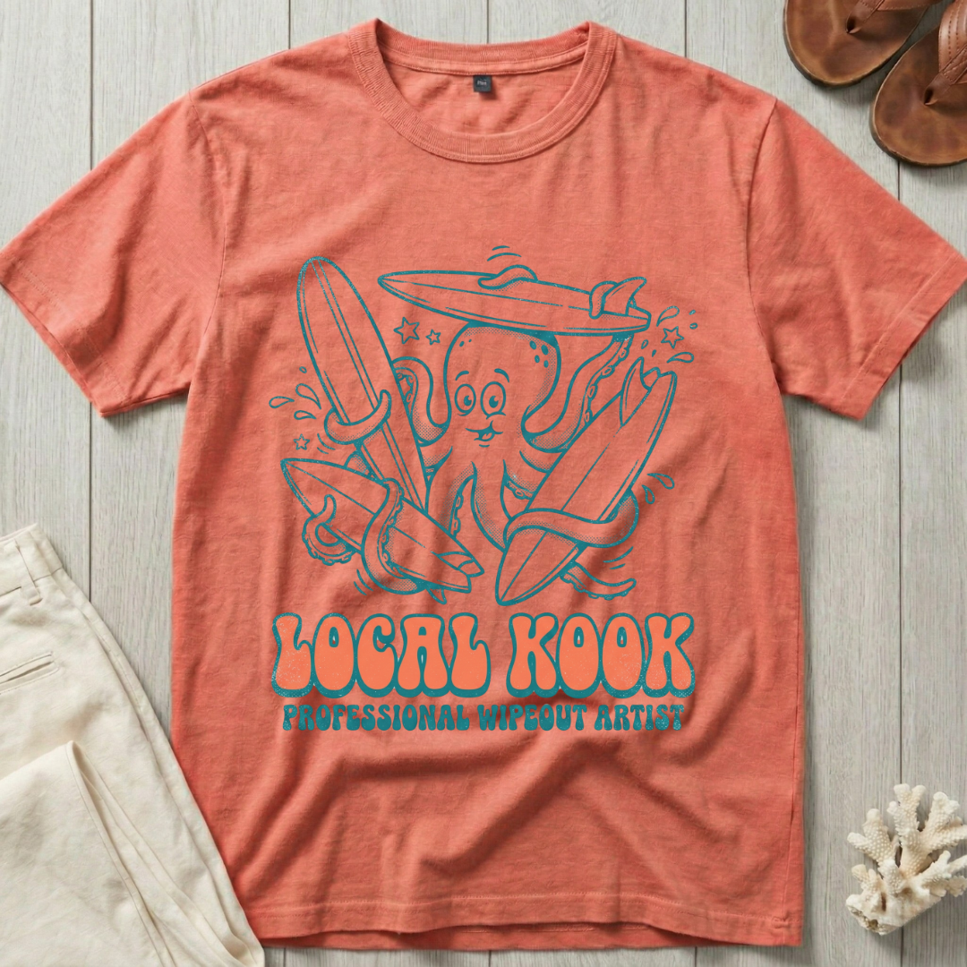 Local Kook · Professional Wipeout Artist T-Shirt