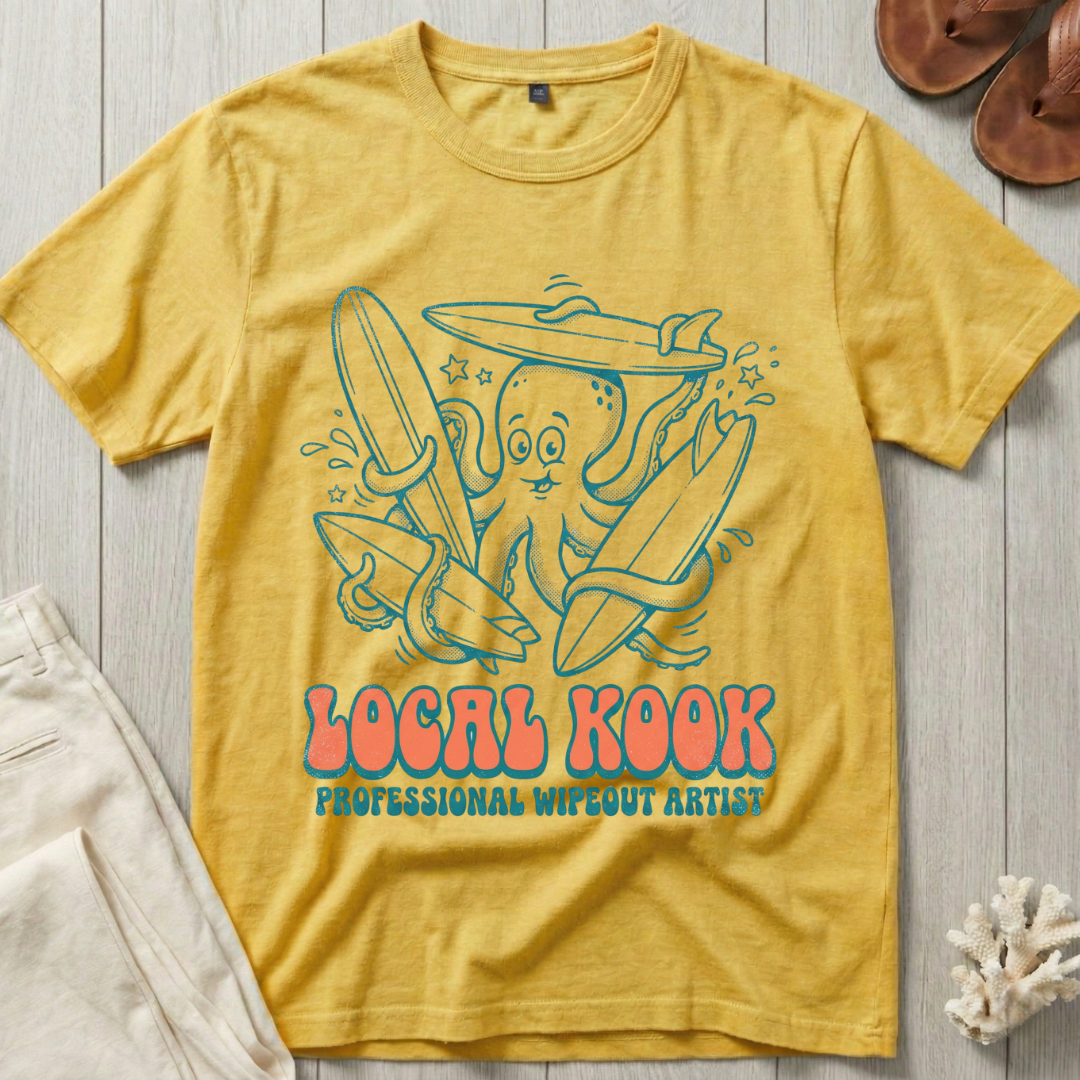 Local Kook · Professional Wipeout Artist T-Shirt