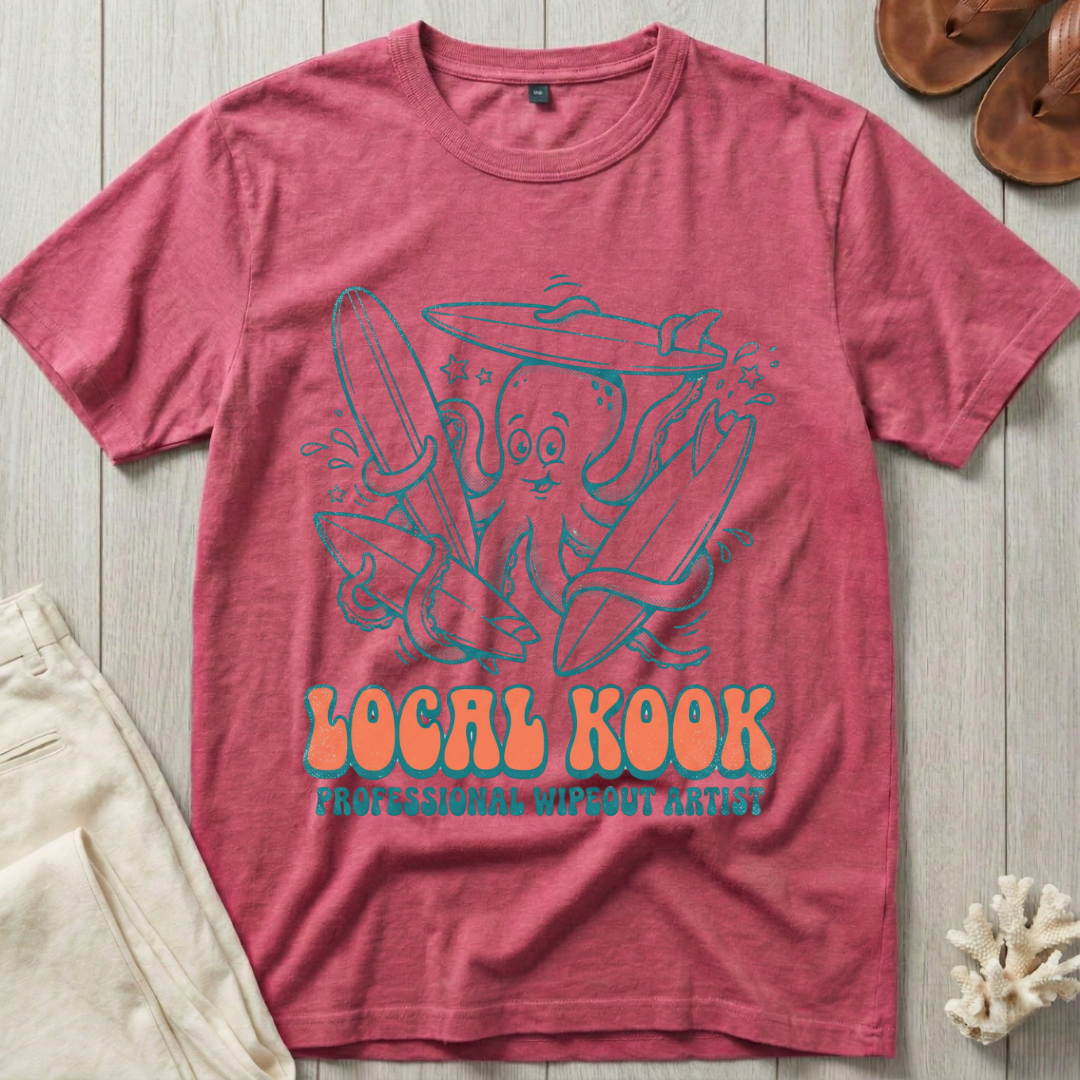 Local Kook · Professional Wipeout Artist T-Shirt