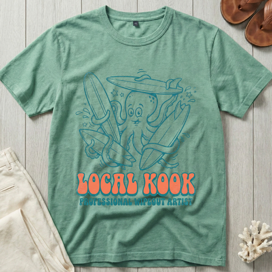 Local Kook · Professional Wipeout Artist T-Shirt