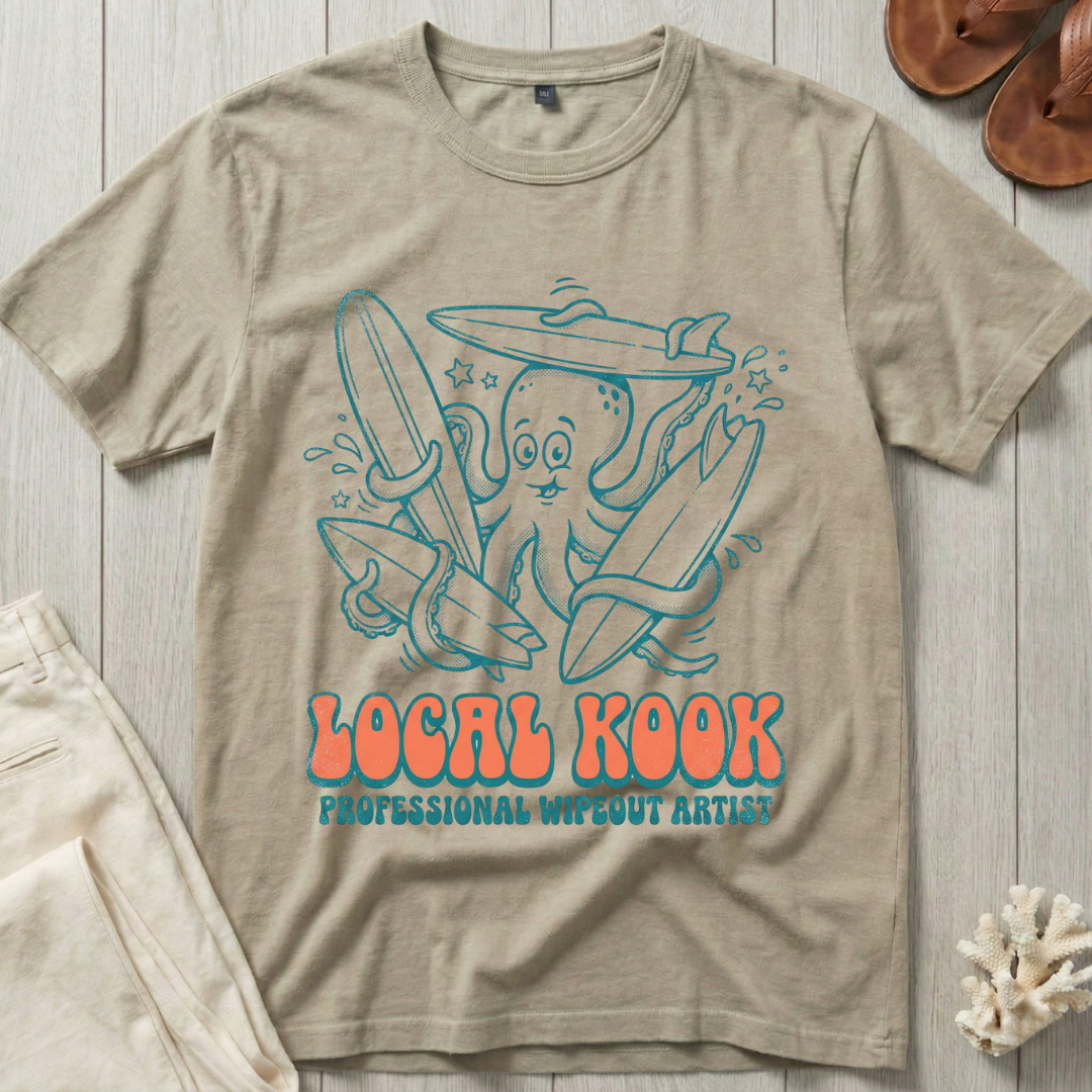 Local Kook · Professional Wipeout Artist T-Shirt