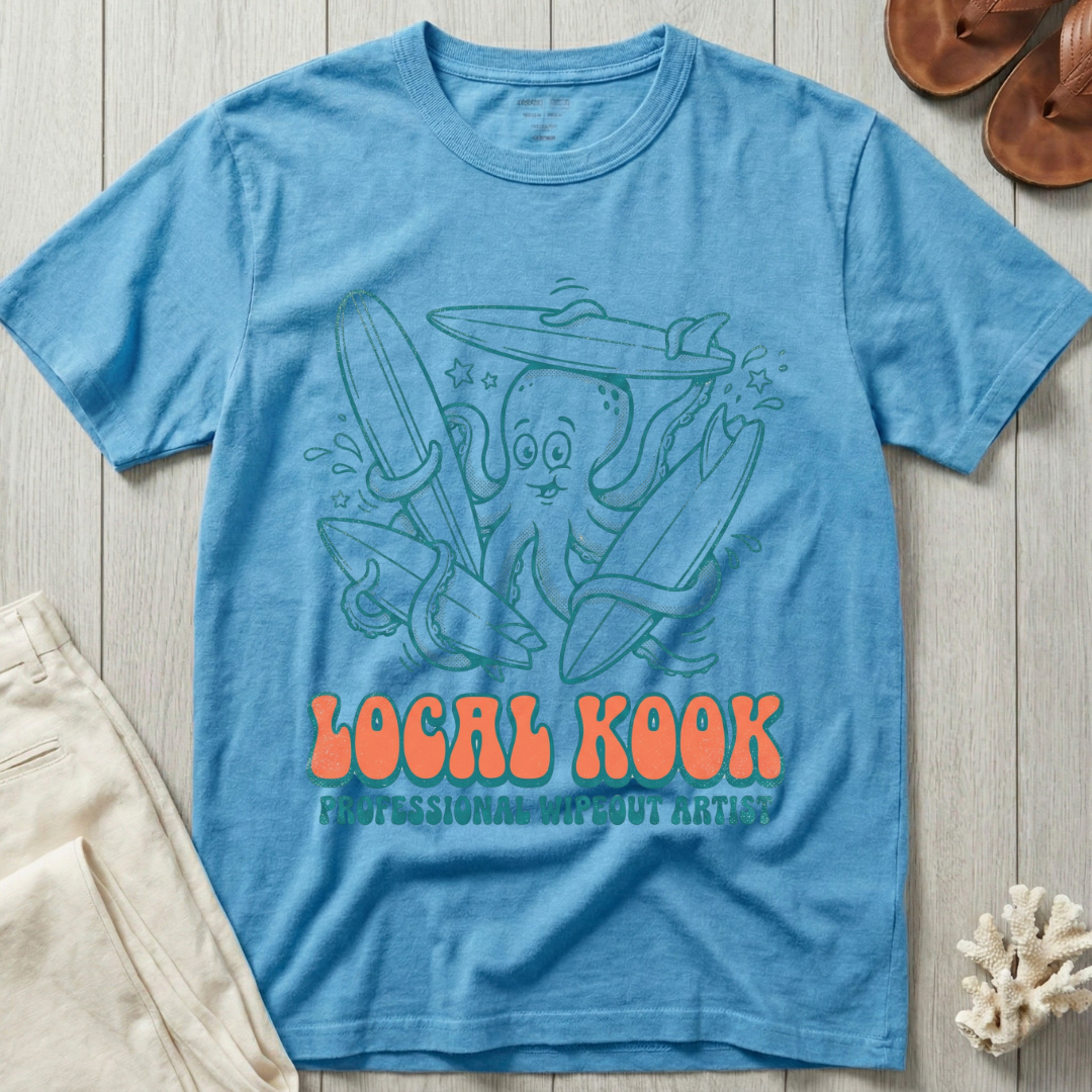 Local Kook · Professional Wipeout Artist T-Shirt