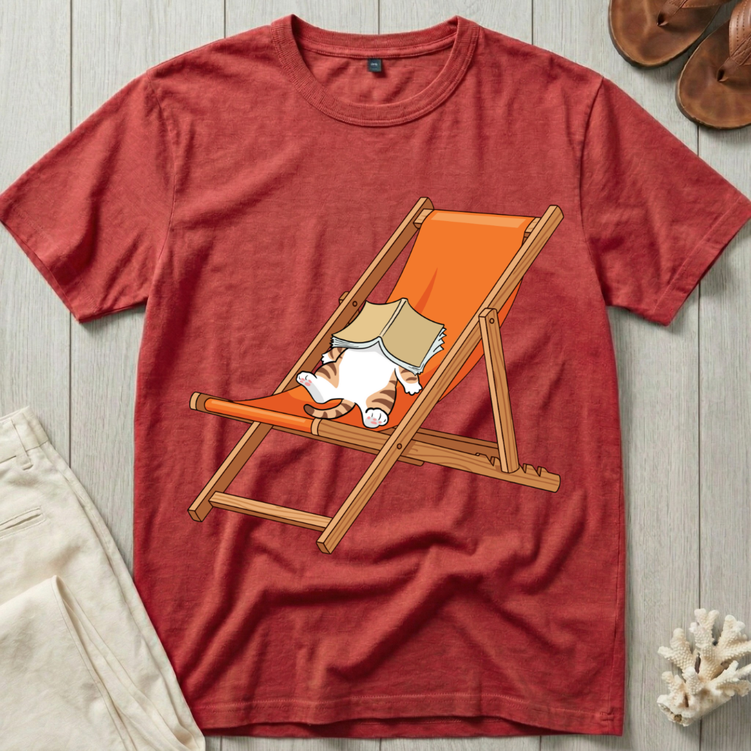 Lounge Chair Cat T-Shirt