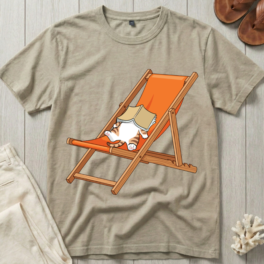 Lounge Chair Cat T-Shirt